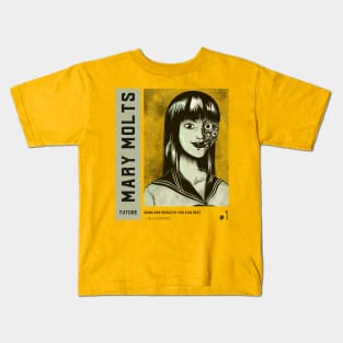 Scary Vintage Japanese Horror Anime "Mary Molts" Kids T-Shirt